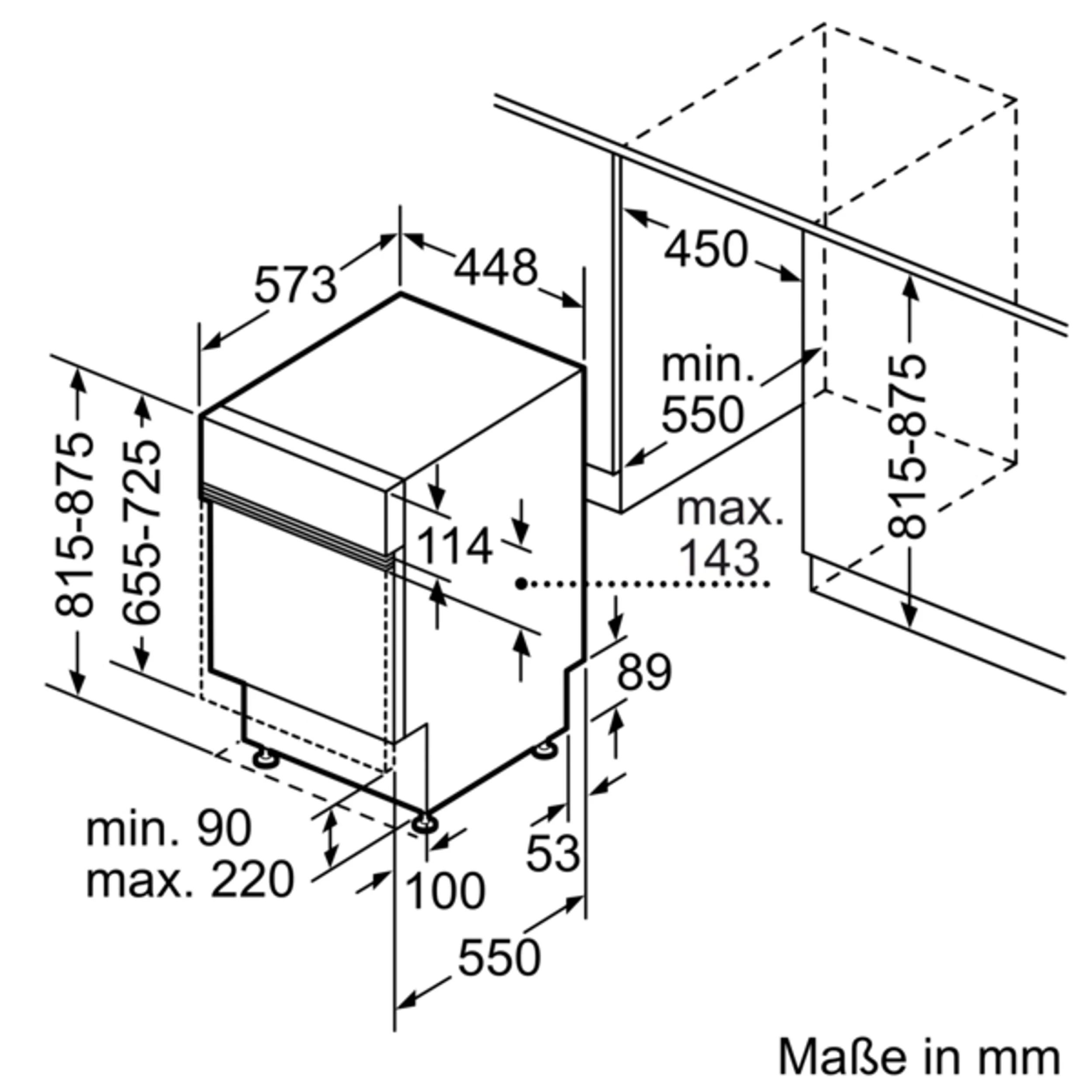Bosch Serie 6, Teilintegrierter Geschirrspüler, 45 Cm, Edelstahl SPI6YMS17E 45 Cm- Breit, 82 Cm - Hoch 6 Bosch Serie 6, Teilintegrierter Geschirrspüler, 45 Cm, Edelstahl SPI6YMS17E 45 Cm- Breit, 82 Cm - Hoch – Bild 6