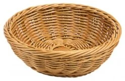 5x Polykorb, Rund 17 Cm, Braun