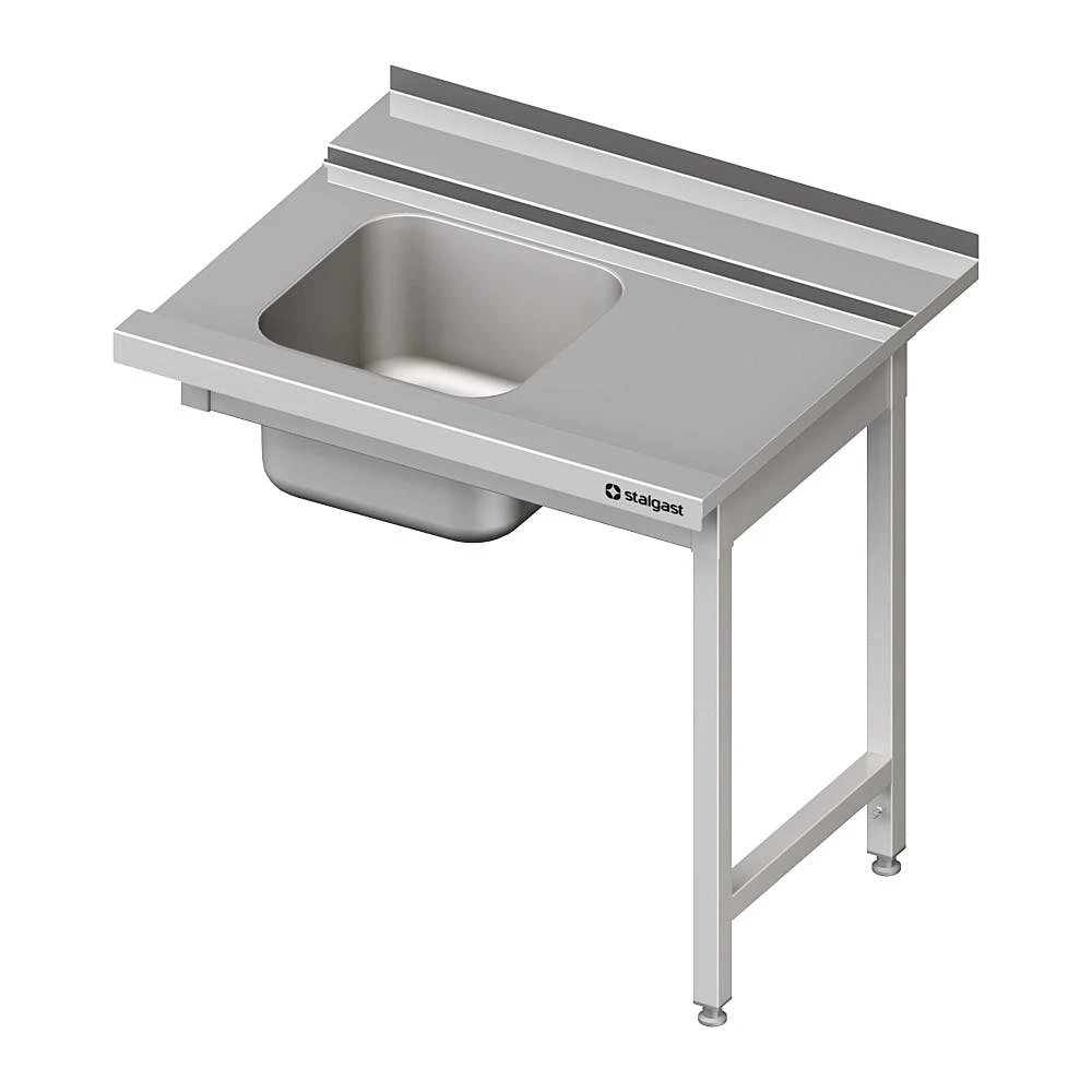 Stalgast Edelstahl Zulauftisch Mit Becken, 1100 Mm Breit, Anbauseite Rechts 6 Stalgast Edelstahl Zulauftisch Mit Becken, 1100 Mm Breit, Anbauseite Rechts – Bild 6