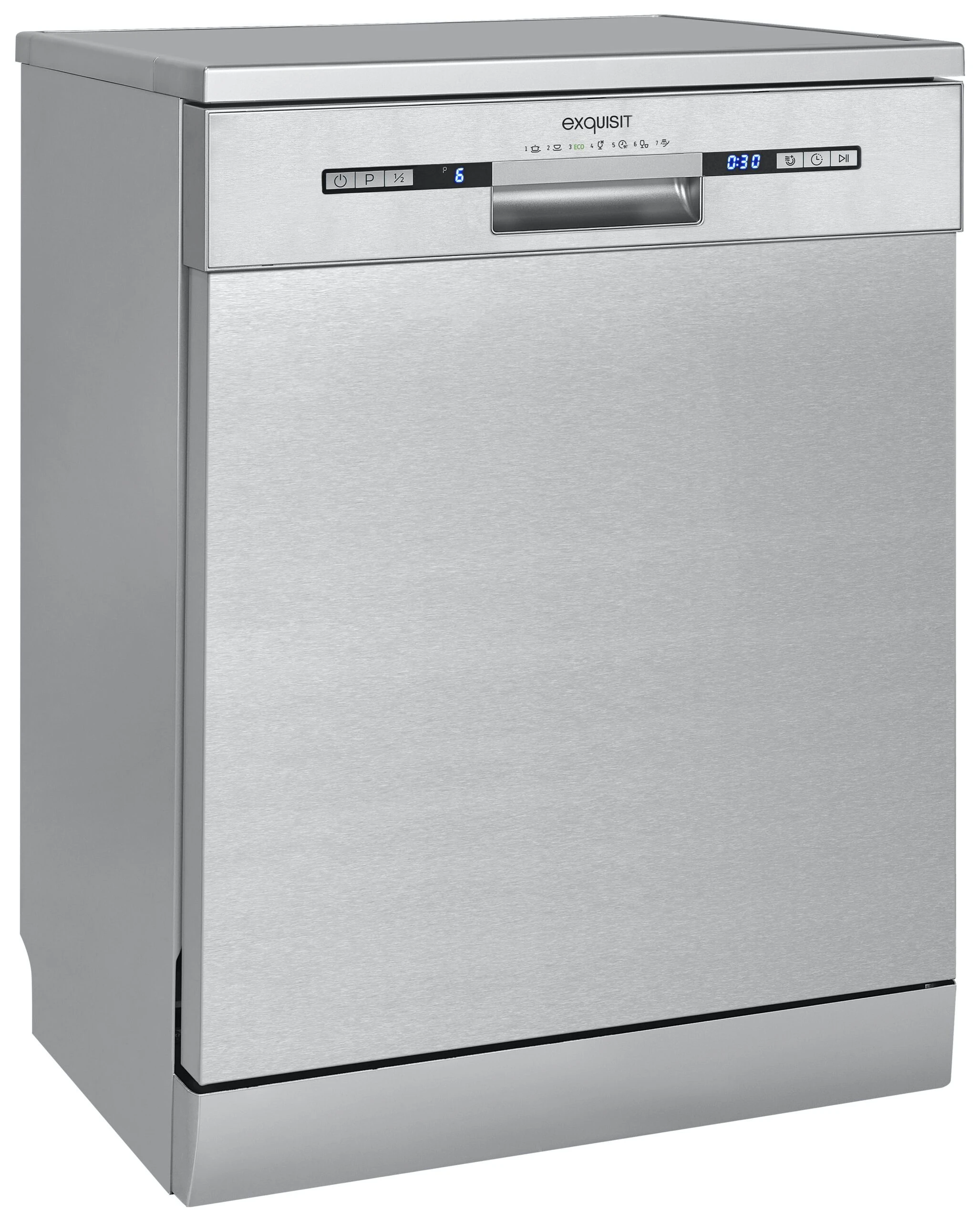 Exquisit Geschirrspüler EGSP2113-EB-030E Inox | Einbaugerät, Teilintegriert | 13 Maßgedecke | Inox 5 Exquisit Geschirrspüler EGSP2113-EB-030E Inox | Einbaugerät, Teilintegriert | 13 Maßgedecke | Inox – Bild 5