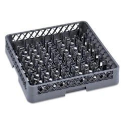 WAS Germany - Tellerkorb Dish Rack 98, Mit 64 Fingern, 50 X 50 X 10 Cm, Polypropylen (9860064)