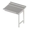 Stalgast Edelstahl Ablauftisch Auf 2 Beinen, 700 Mm Breit, Anbauseite Links