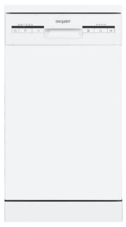Exquisit Geschirrspüler GSP9109-030E Weiss, 9 Maßgedecke, LED-Anzeige