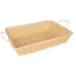 WAS Germany - Buffetkorb Basket 3140, Mit Seitengriffen, 51 X 36 X 11 Cm, Polypropylen (3140500)