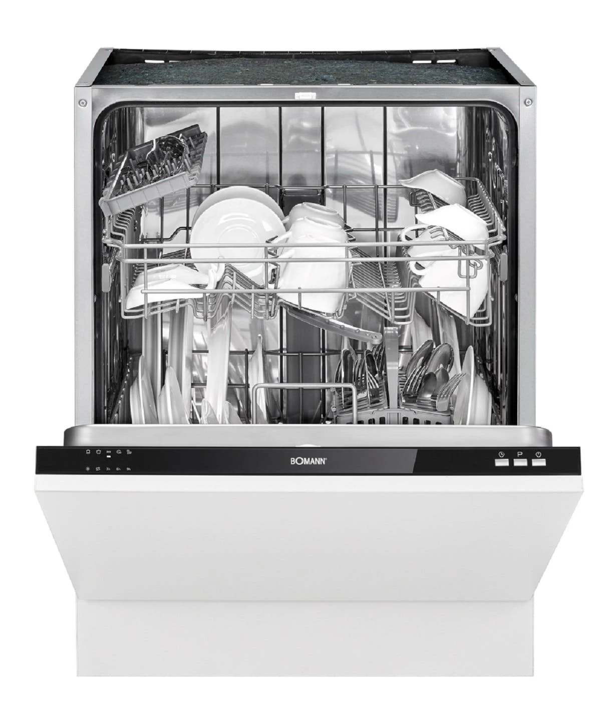 Bomann GSP 7408 Geschirrspüler 60cm Weiß Freistehend Einbau Unterbau 5 Bomann GSP 7408 Geschirrspüler 60cm Weiß Freistehend Einbau Unterbau – Bild 5