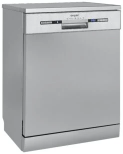 Exquisit Geschirrspüler GSP9313-030E Silber | Standgerät | 13 Maßgedecke | Silber