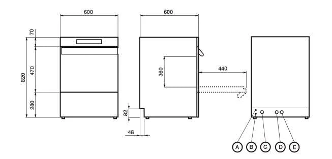 BIG Geschirrspülmaschine Inkl. Ablauf-,Klarspülmittel- Und Reinigerdosierpumpe - 230 Volt - Vollgarantie 6 BIG Geschirrspülmaschine Inkl. Ablauf-,Klarspülmittel- Und Reinigerdosierpumpe - 230 Volt - Vollgarantie – Bild 6