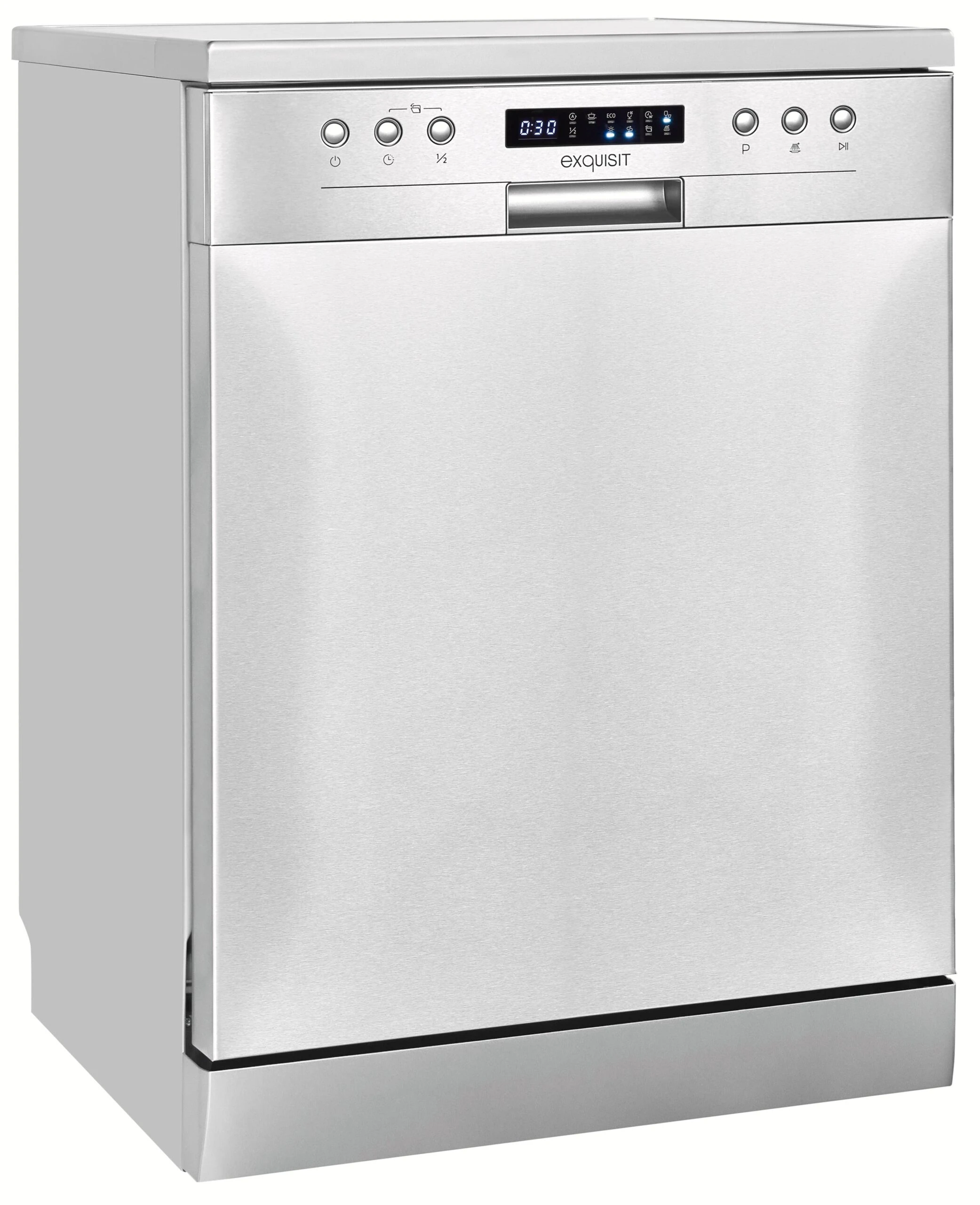 Exquisit Geschirrspüler GSP9414-030D Inox | Standgerät | 14 Maßgedecke | Inox 1 Exquisit Geschirrspüler GSP9414-030D Inox | Standgerät | 14 Maßgedecke | Inox