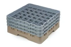 Gastronoble Cambro Gläserspülkorb Beige Mit 36 Fächern Max Glashöhe 17,4cm