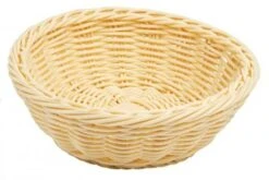 5x Polykorb, Rund 17 Cm, Natur