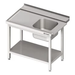 Stalgast Edelstahl Zulauftisch Mit Becken Und Grundboden, 800 Mm Breit, Anbauseite Rechts -Siemens-Shop 8e2a1403 5a35 41c9 892d 23babbba5263 4