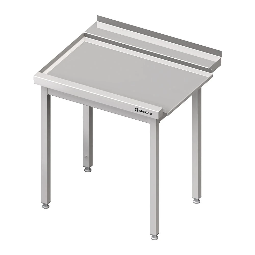 Stalgast Edelstahl Ablauftisch, 800 Mm Breit, Anbauseite Links 1 Stalgast Edelstahl Ablauftisch, 800 Mm Breit, Anbauseite Links