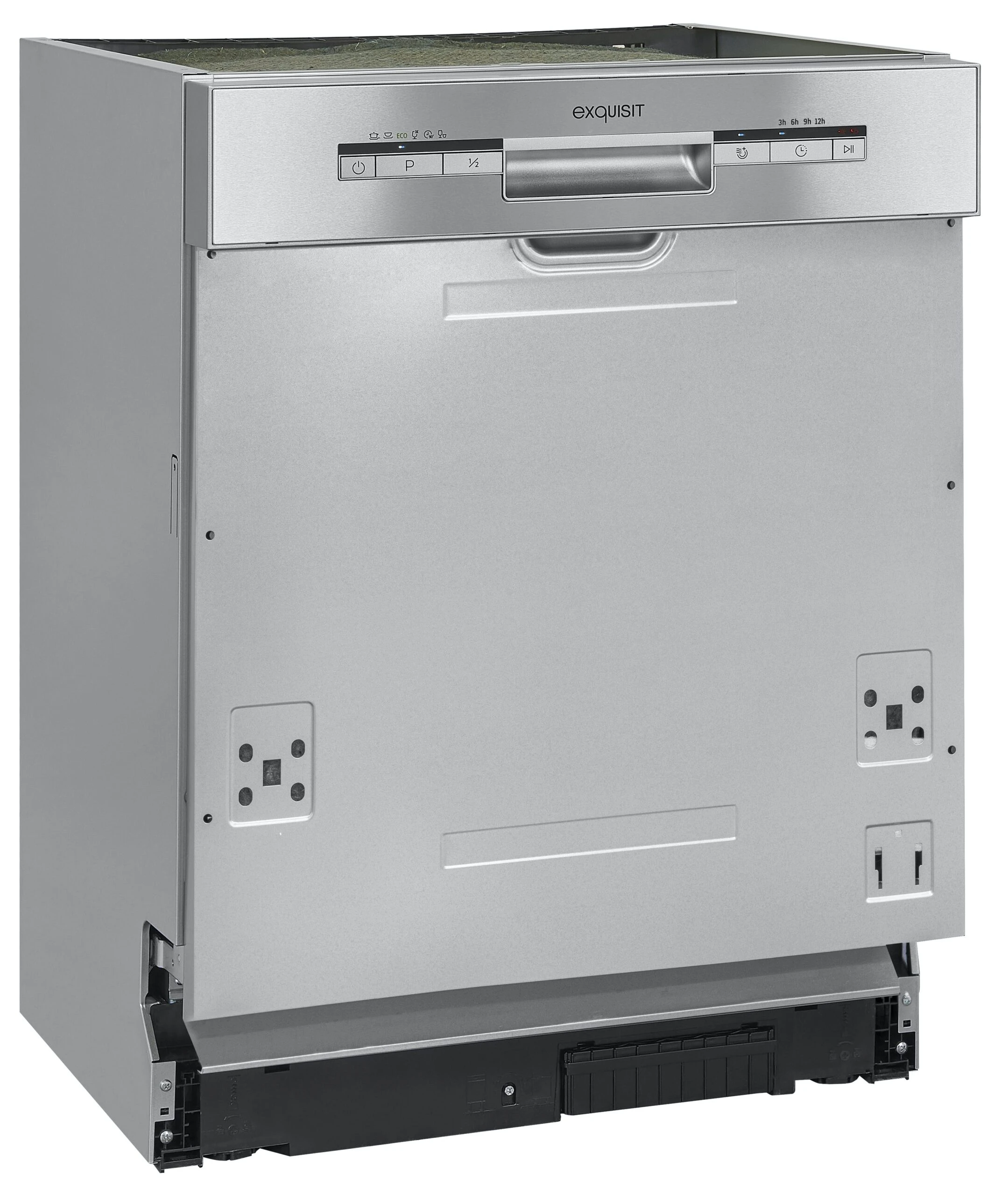 Exquisit Geschirrspüler EGSP2113-EB-030E Inox | Einbaugerät, Teilintegriert | 13 Maßgedecke | Inox 4 Exquisit Geschirrspüler EGSP2113-EB-030E Inox | Einbaugerät, Teilintegriert | 13 Maßgedecke | Inox – Bild 4