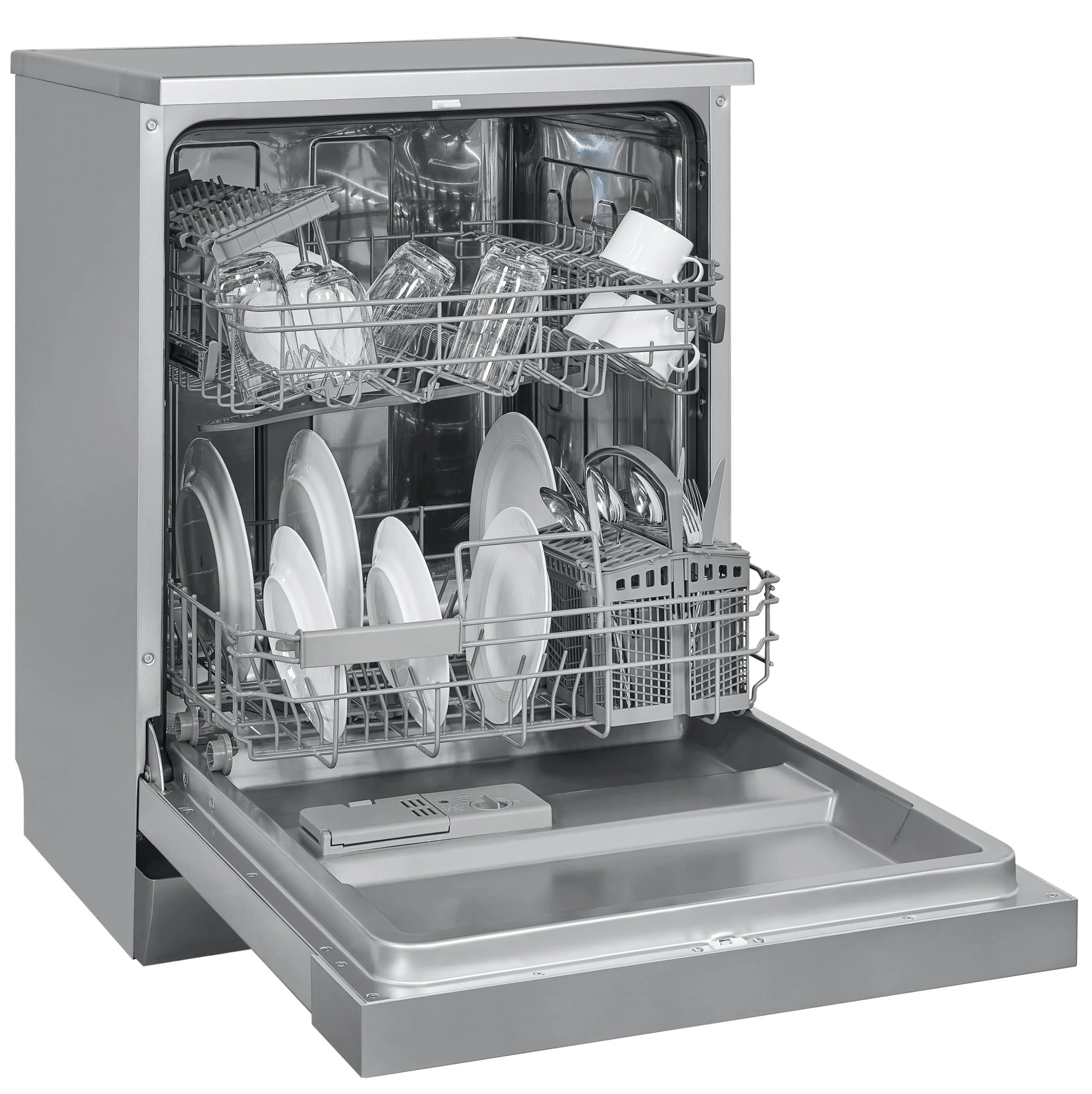 Exquisit Geschirrspüler GSP9313-030E Silber | Standgerät | 13 Maßgedecke | Silber 7 Exquisit Geschirrspüler GSP9313-030E Silber | Standgerät | 13 Maßgedecke | Silber – Bild 7
